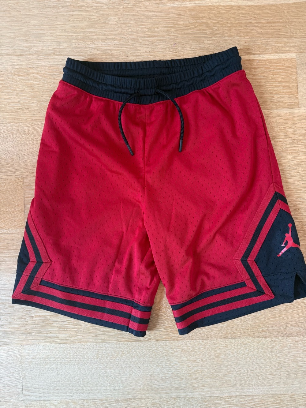NWOT Nike Jordan Boys Red Athletic Basketball Shorts